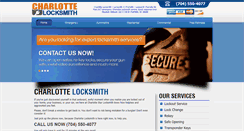 Desktop Screenshot of charlottelocksmith.net